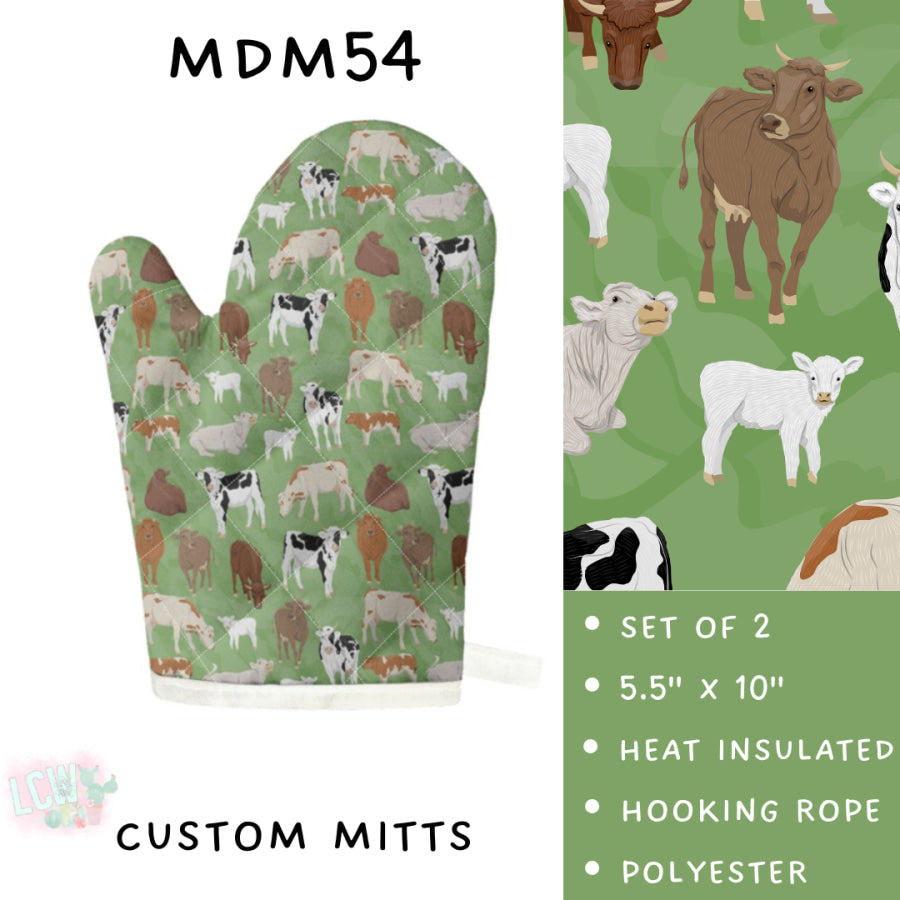 Preorder Custom Mama’s Batch Aprons and Oven Mitts - Closes 17 Mar - ETA late May 2025 Apron and Over Mitts