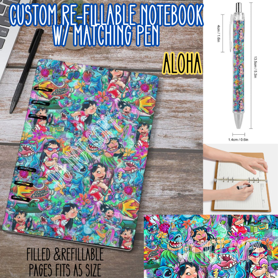 Preorder Custom Notebook and Pen Sets - Closes 19 May - ETA early Sep 2025 Notebook and Pen Set
