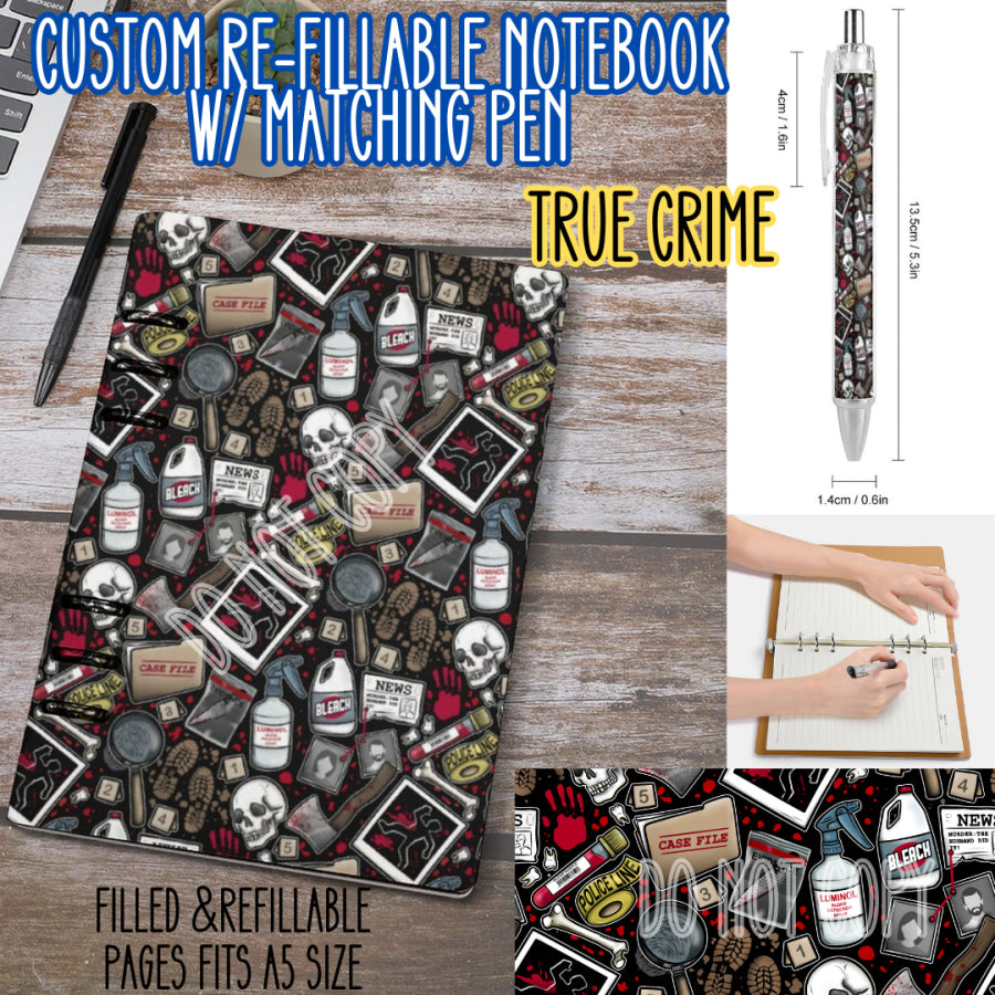 Preorder Custom Notebook and Pen Sets - Closes 19 May - ETA early Sep 2025 Notebook and Pen Set