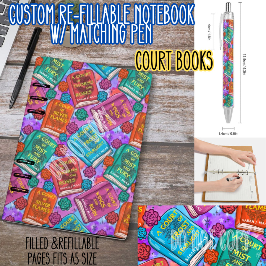 Preorder Custom Notebook and Pen Sets - Closes 19 May - ETA early Sep 2025 Notebook and Pen Set