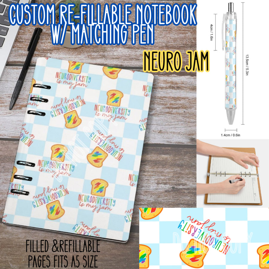 Preorder Custom Notebook and Pen Sets - Closes 19 May - ETA early Sep 2025 Notebook and Pen Set