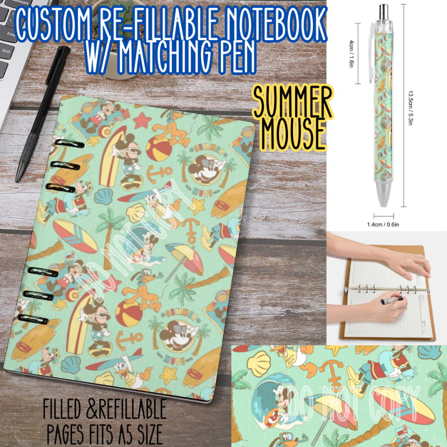 Preorder Custom Notebook and Pen Sets - Closes 19 May - ETA early Sep 2025 Notebook and Pen Set