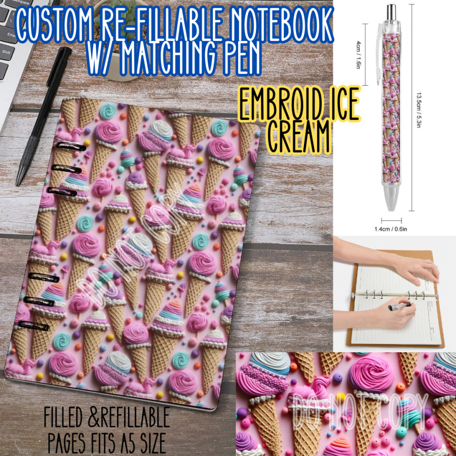 Preorder Custom Notebook and Pen Sets - Closes 19 May - ETA early Sep 2025 Notebook and Pen Set