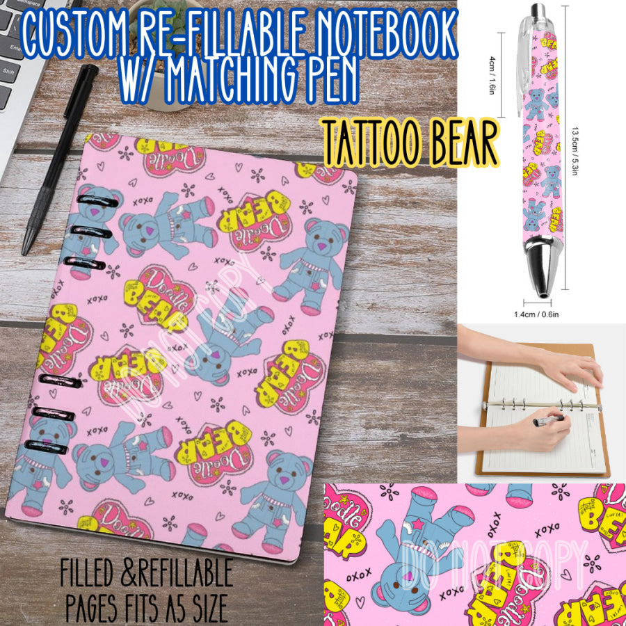 Preorder Custom Notebook and Pen Sets - Closes 19 May - ETA early Sep 2025 Notebook and Pen Set