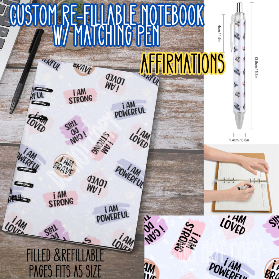 Preorder Custom Notebook and Pen Sets - Closes 19 May - ETA early Sep 2025 Notebook and Pen Set