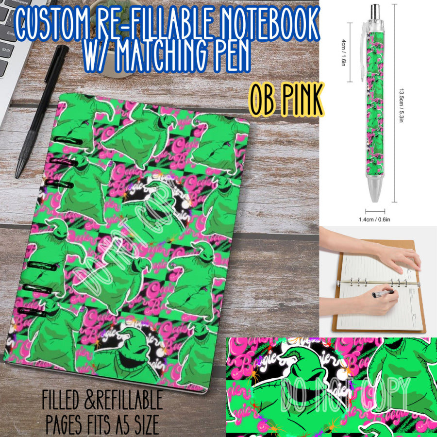 Preorder Custom Notebook and Pen Sets - Closes 19 May - ETA early Sep 2025 Notebook and Pen Set
