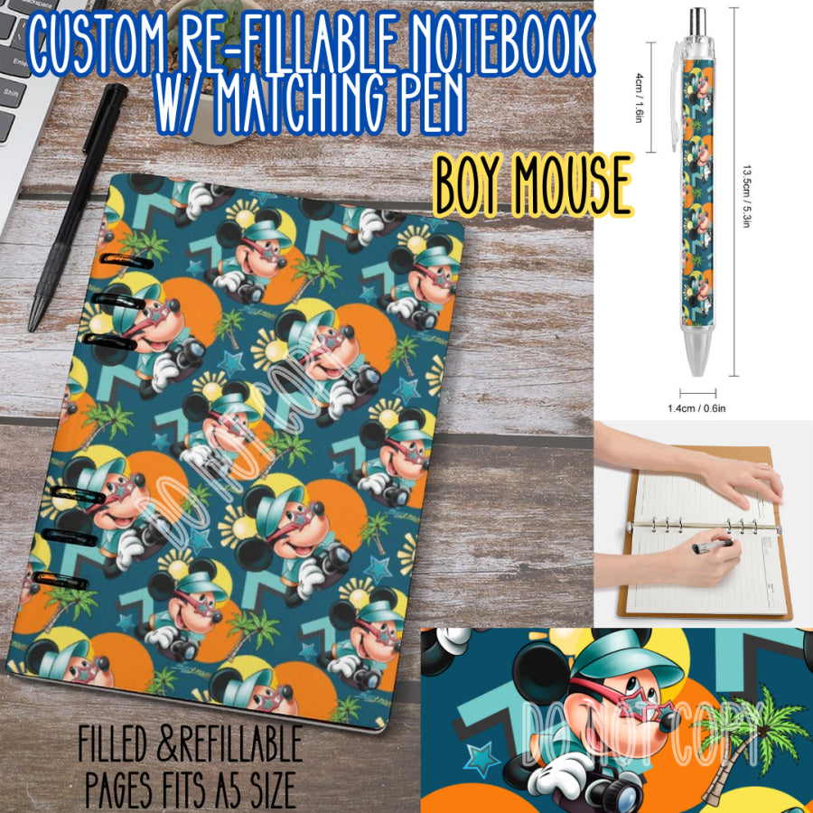 Preorder Custom Notebook and Pen Sets - Closes 19 May - ETA early Sep 2025 Notebook and Pen Set