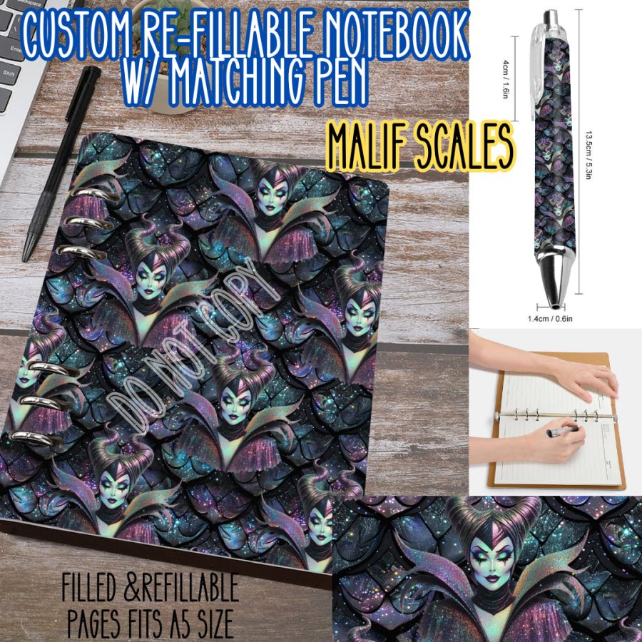 Preorder Custom Notebook and Pen Sets - Closes 19 May - ETA early Sep 2025 Notebook and Pen Set