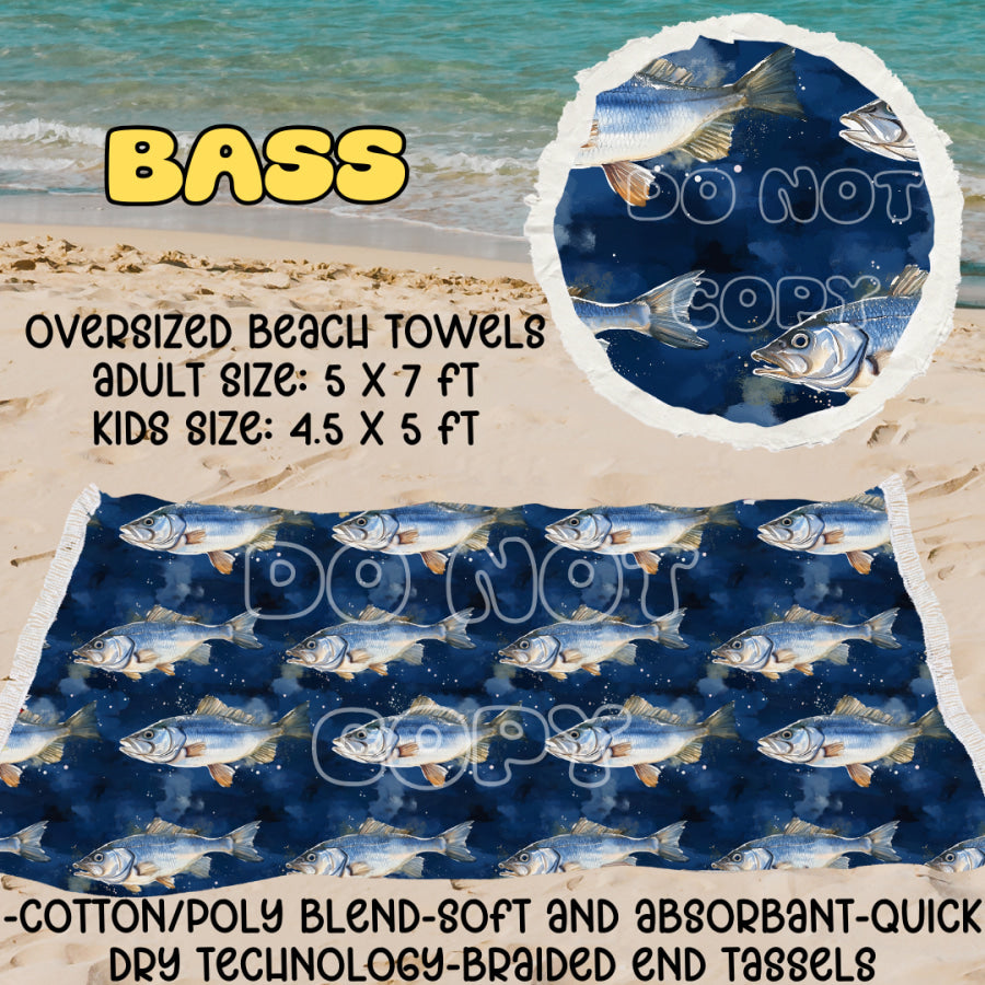 PREORDER Custom Oversize Beach Towels - Closes 25 Mar - ETA mid Jul 2025 Towels