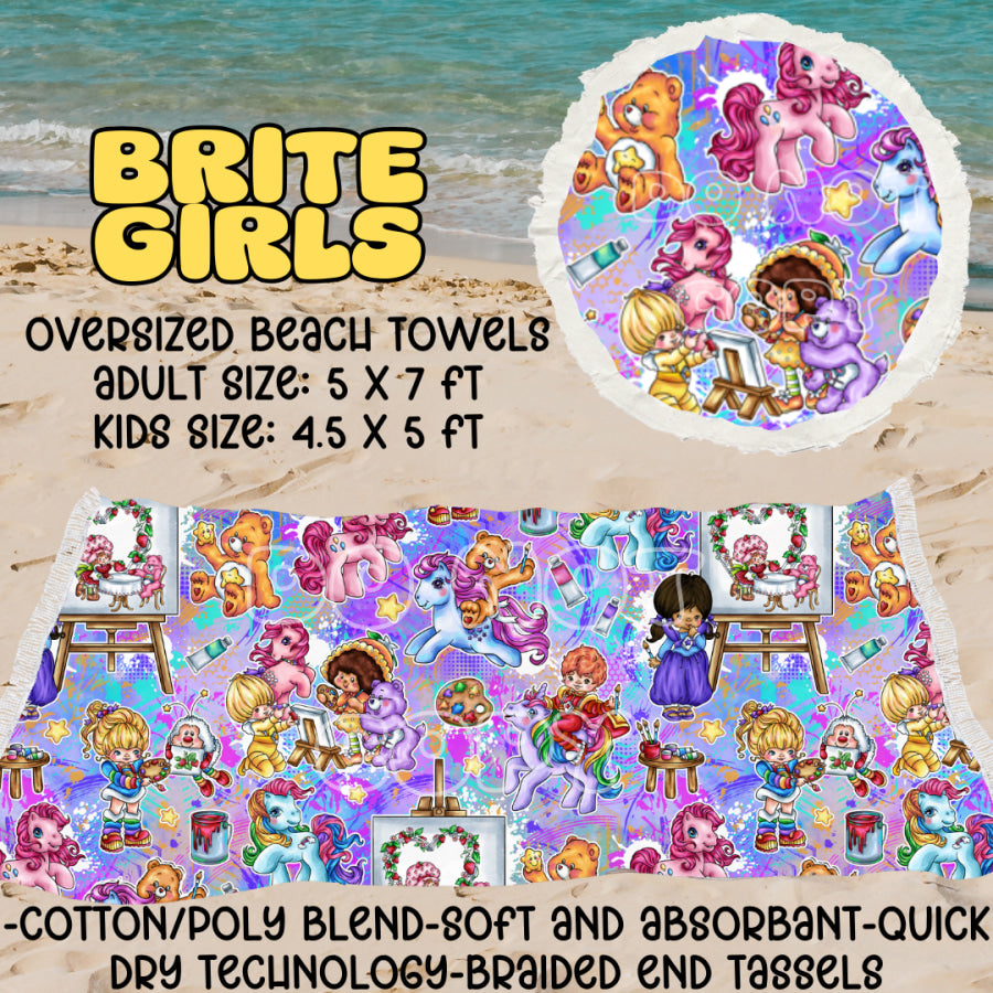 PREORDER Custom Oversize Beach Towels - Closes 25 Mar - ETA mid Jul 2025 Towels