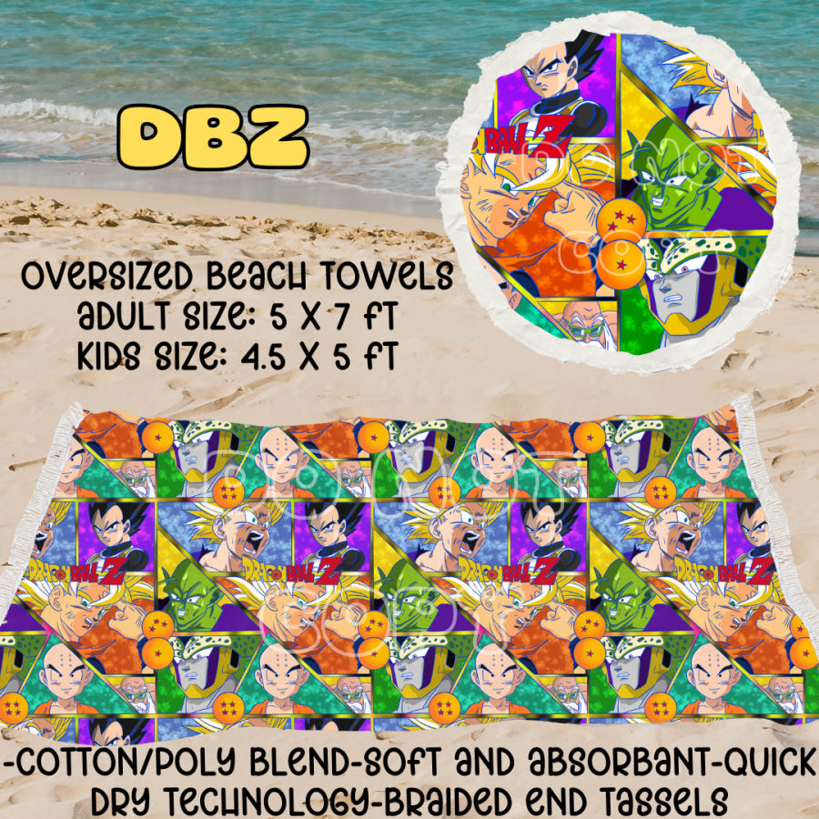 PREORDER Custom Oversize Beach Towels - Closes 25 Mar - ETA mid Jul 2025 Towels