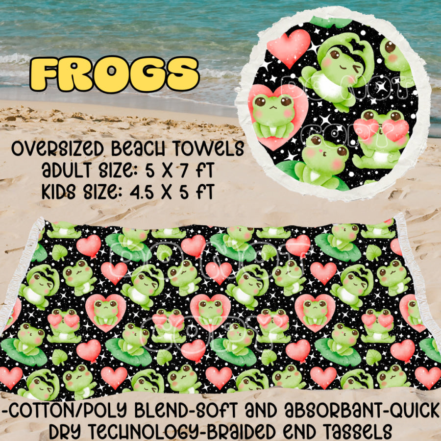 PREORDER Custom Oversize Beach Towels - Closes 25 Mar - ETA mid Jul 2025 Towels