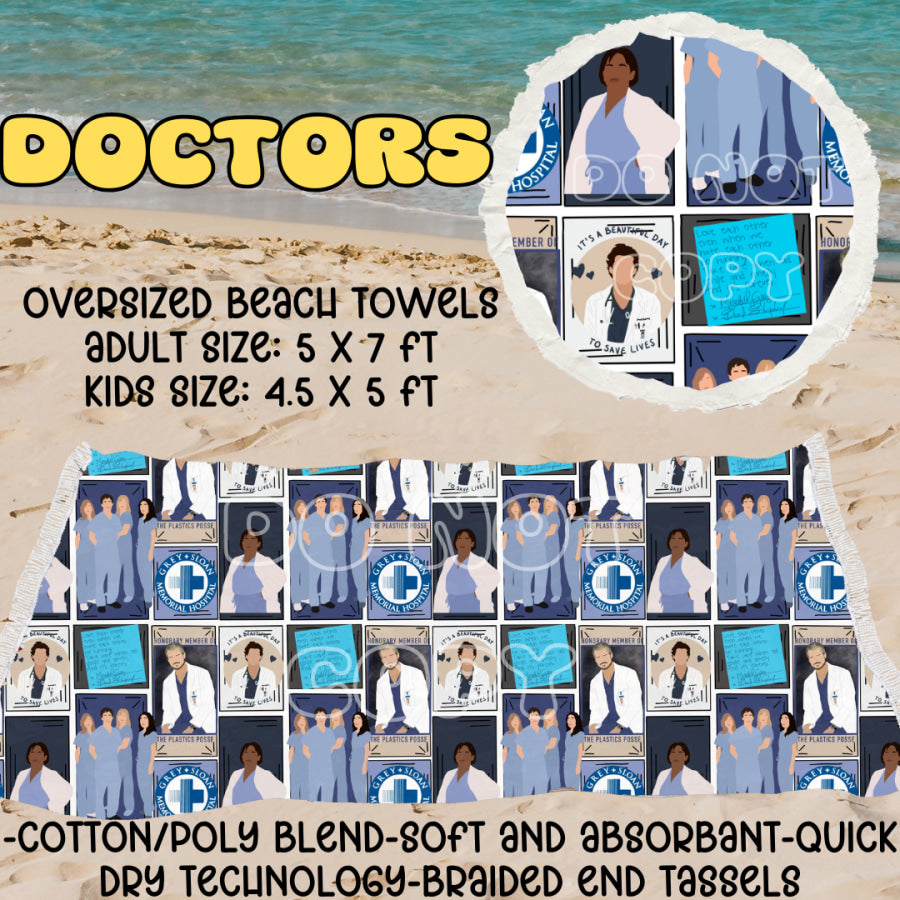 PREORDER Custom Oversize Beach Towels - Closes 25 Mar - ETA mid Jul 2025 Towels