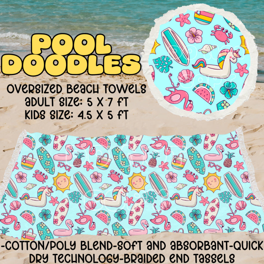 PREORDER Custom Oversize Beach Towels - Closes 25 Mar - ETA mid Jul 2025 Towels