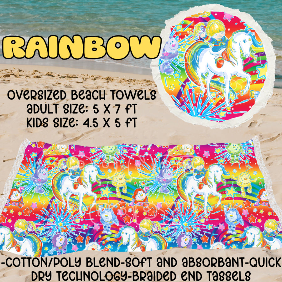 PREORDER Custom Oversize Beach Towels - Closes 25 Mar - ETA mid Jul 2025 Towels