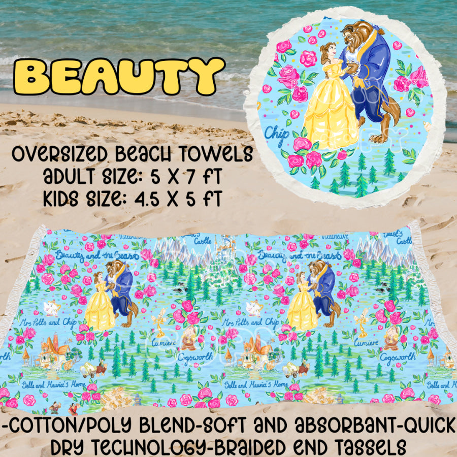 PREORDER Custom Oversize Beach Towels - Closes 25 Mar - ETA mid Jul 2025 Towels