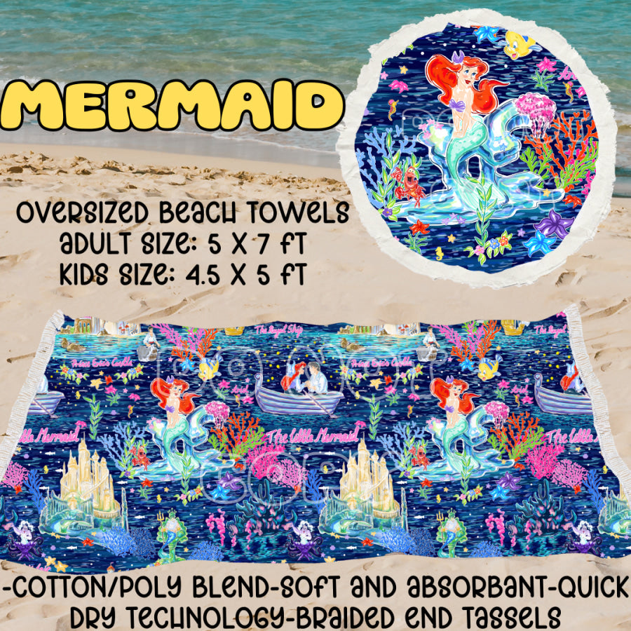 PREORDER Custom Oversize Beach Towels - Closes 25 Mar - ETA mid Jul 2025 Towels