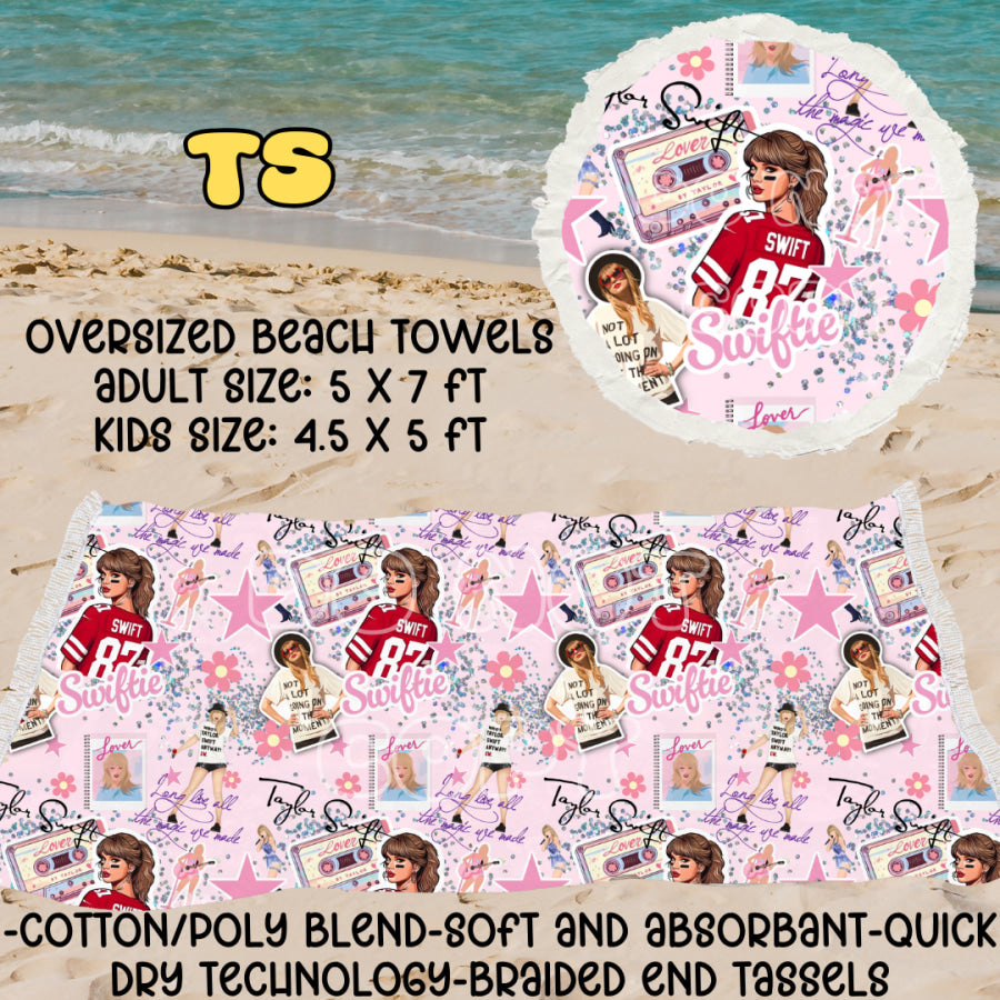 PREORDER Custom Oversize Beach Towels - Closes 25 Mar - ETA mid Jul 2025 Towels