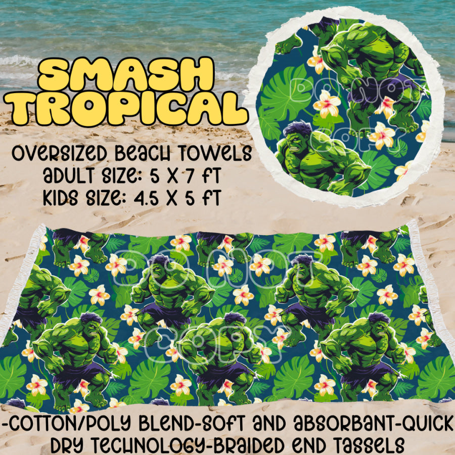 PREORDER Custom Oversize Beach Towels - Closes 25 Mar - ETA mid Jul 2025 Towels