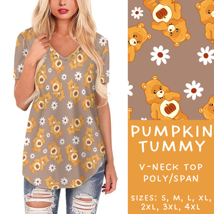 Preorder Custom Panel Pocket Leggings / Tunics - Pumpkin Tummy - Closes 9 Oct - ETA late Dec 2024 Leggings