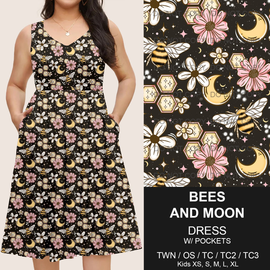 Preorder Custom Pocket Dresses - Bees and Moon - Closes 14 Mar - ETA mid Jun 2025 Dresses