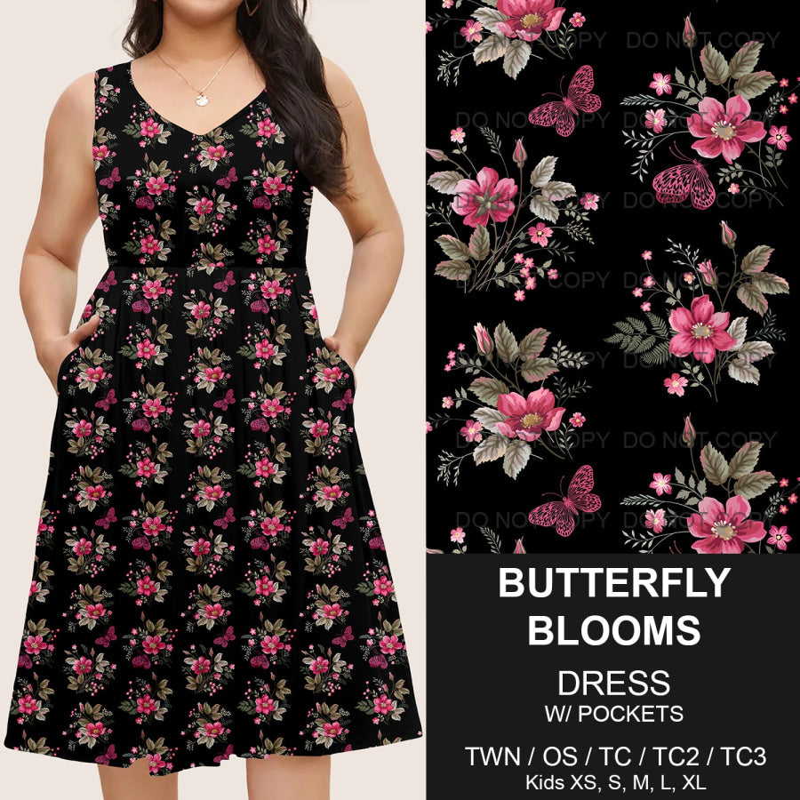 Preorder Custom Pocket Dresses - Butterfly Blooms - Closes 14 Mar - ETA mid Jun 2025 Dresses