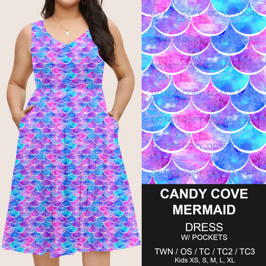 Preorder Custom Pocket Dresses - Candy Cove Mermaid - Closes 14 Mar - ETA mid Jun 2025 Dresses