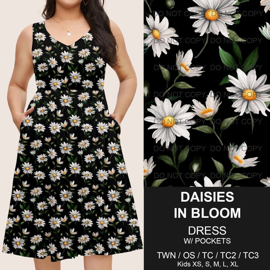 Preorder Custom Pocket Dresses - Daisies In Bloom - Closes 14 Mar - ETA mid Jun 2025 Dresses