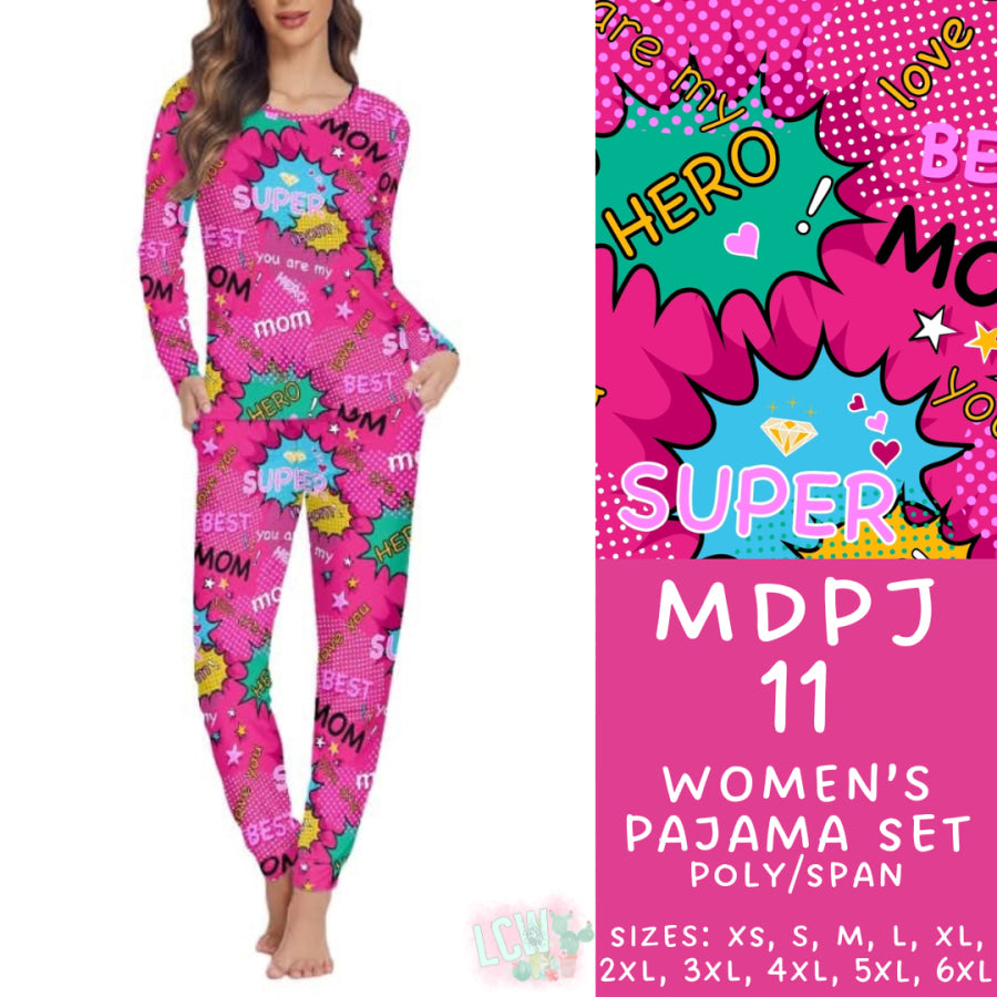 Preorder Custom Pyjama Sets - MDPJ11 - Closes 19 Mar - ETA late May 2025 Pyjamas