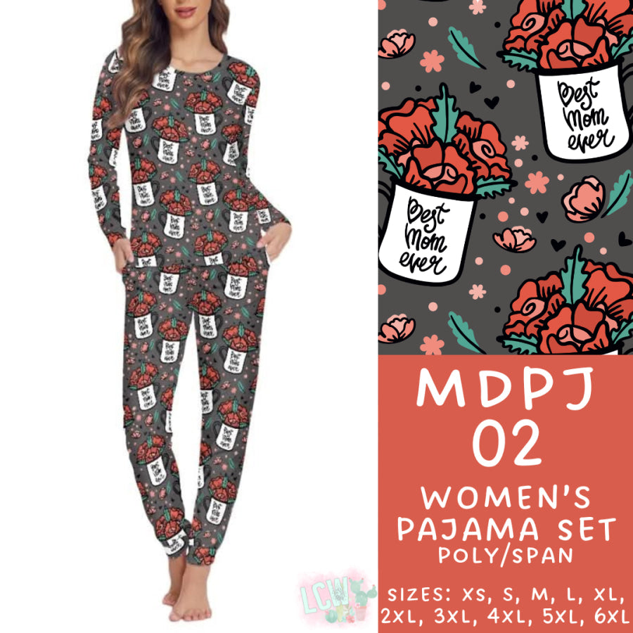 Preorder Custom Pyjama Sets - MDPJ2 - Closes 19 Mar - ETA late May 2025 Pyjamas