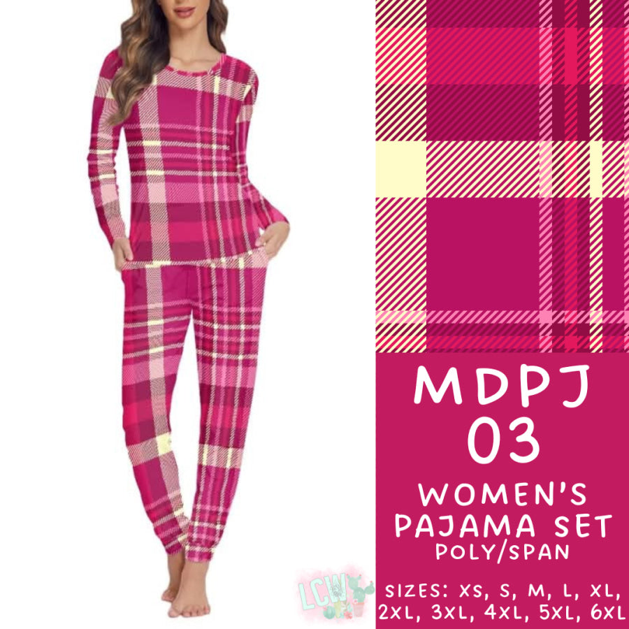 Preorder Custom Pyjama Sets - MDPJ3 - Closes 19 Mar - ETA late May 2025 Pyjamas