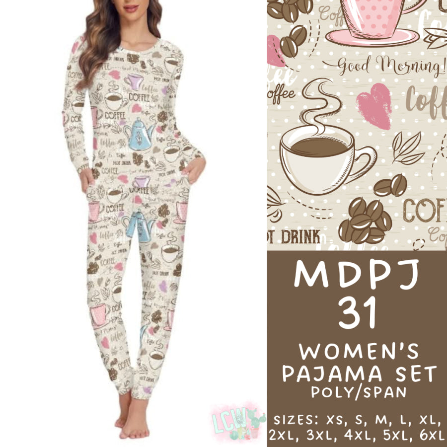 Preorder Custom Pyjama Sets - MDPJ31 - Closes 19 Mar - ETA late May 2025 Pyjamas