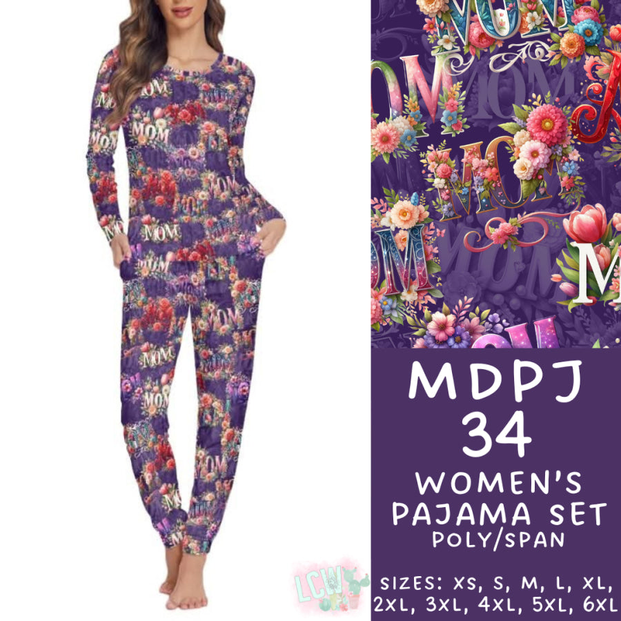 Preorder Custom Pyjama Sets - MDPJ34 - Closes 19 Mar - ETA late May 2025 Pyjamas