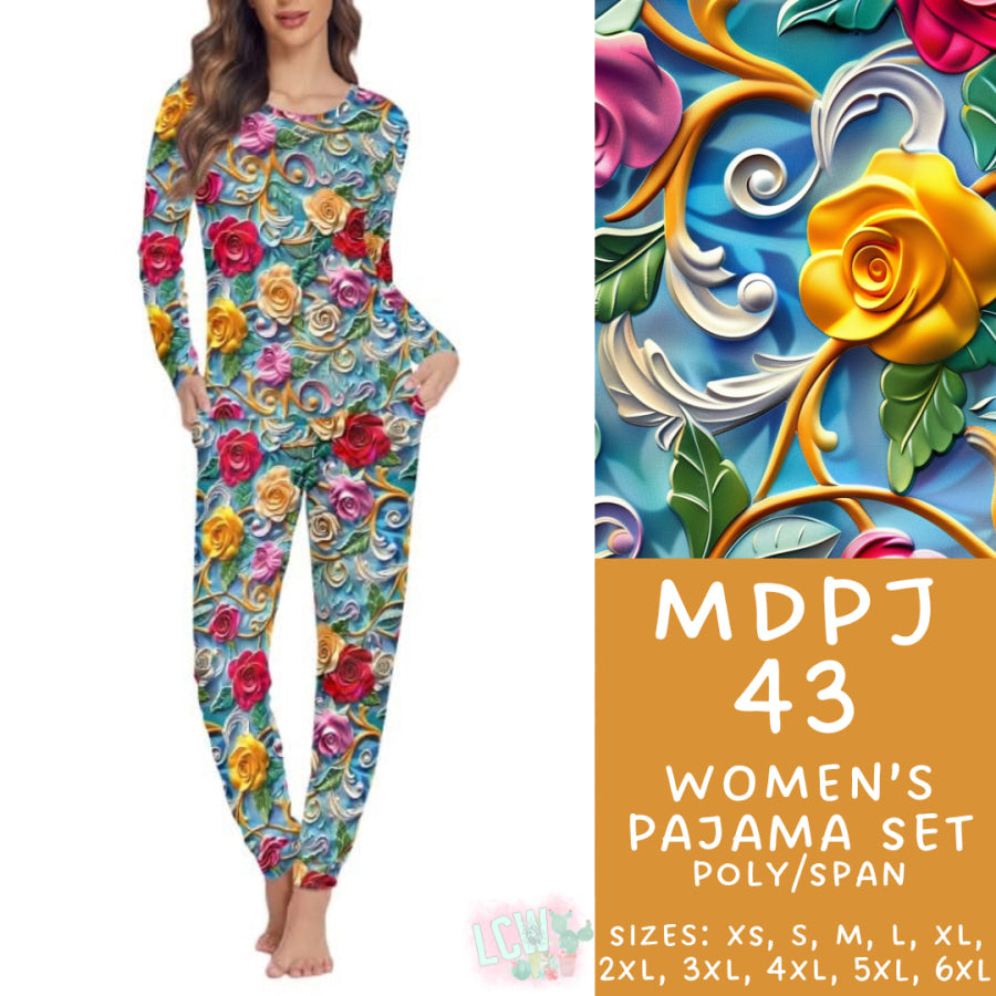 Preorder Custom Pyjama Sets - MDPJ43 - Closes 19 Mar - ETA late May 2025 Pyjamas