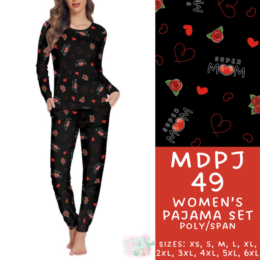 Preorder Custom Pyjama Sets - MDPJ49 - Closes 19 Mar - ETA late May 2025 Pyjamas