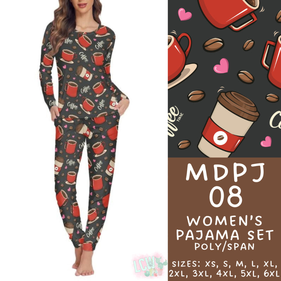 Preorder Custom Pyjama Sets - MDPJ8 - Closes 19 Mar - ETA late May 2025 Pyjamas