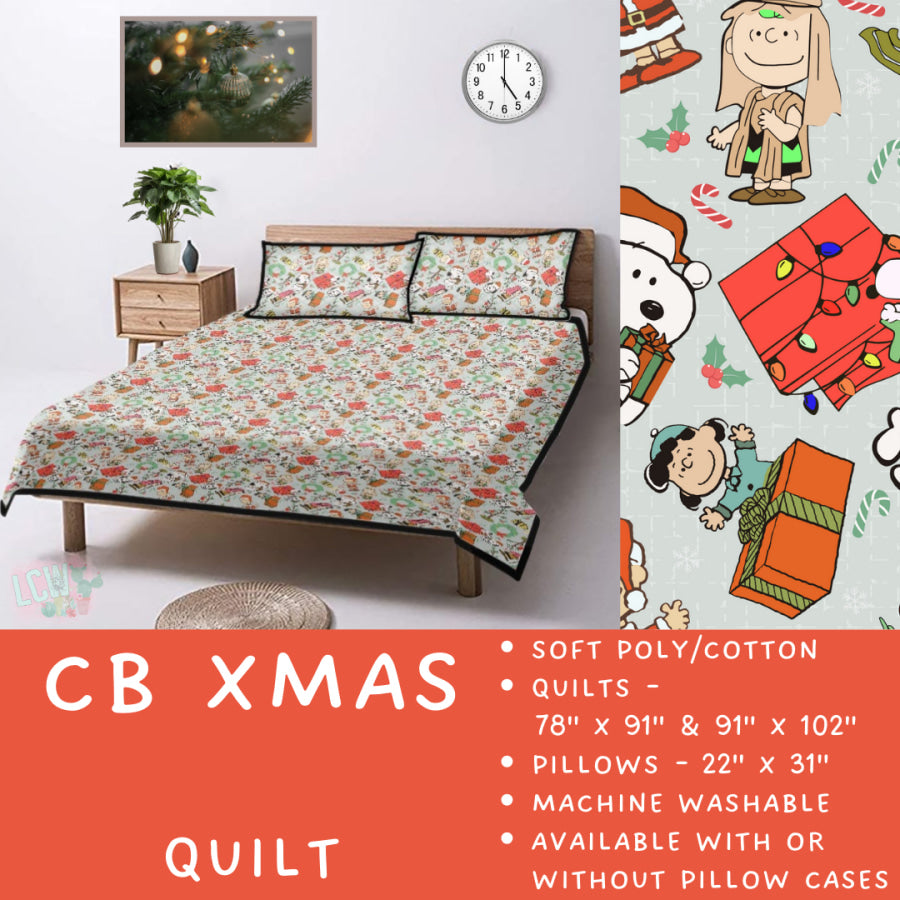 Preorder Custom Quilt / Sham CB Xmas Closes 10 Sep ETA late Nov 2025 Quilts & Comforters