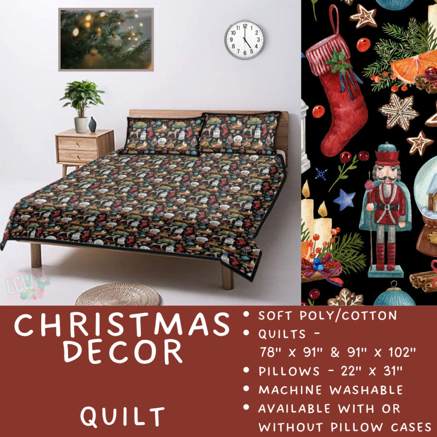 Preorder Custom Quilt / Sham Cheer Decor Closes 10 Sep ETA late Nov 2025 Quilts & Comforters
