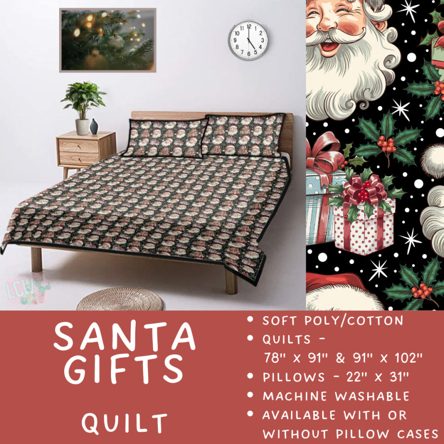 Preorder Custom Quilt / Sham Santa Gifts Closes 10 Sep ETA late Nov 2025 Quilts & Comforters