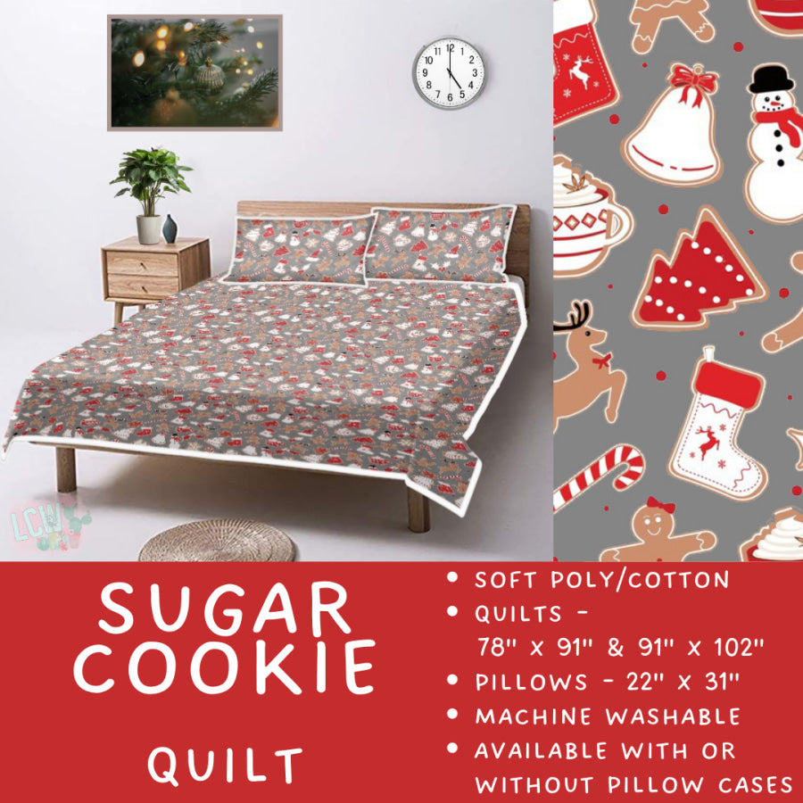 Preorder Custom Quilt / Sham Sugar Cookie Closes 10 Sep ETA late Nov 2025 Quilts &amp; Comforters