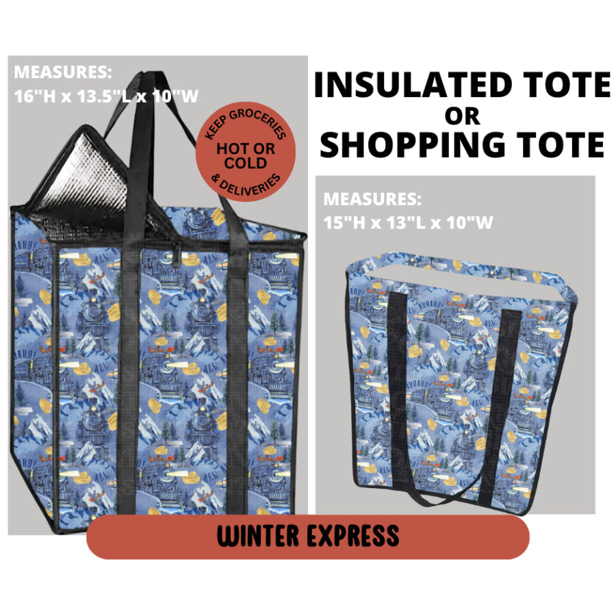 Preorder Custom Shopping Totes Closes 11 Sep ETA early Jan 2026 Insulated Tote
