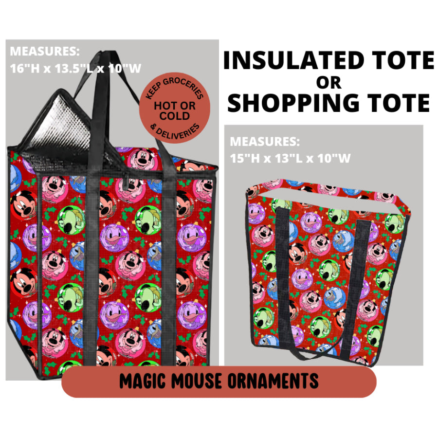 Preorder Custom Shopping Totes Closes 11 Sep ETA early Jan 2026 Insulated Tote