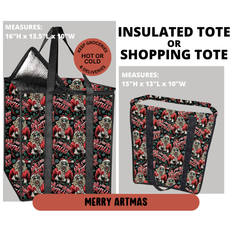 Preorder Custom Shopping Totes Closes 11 Sep ETA early Jan 2026 Insulated Tote