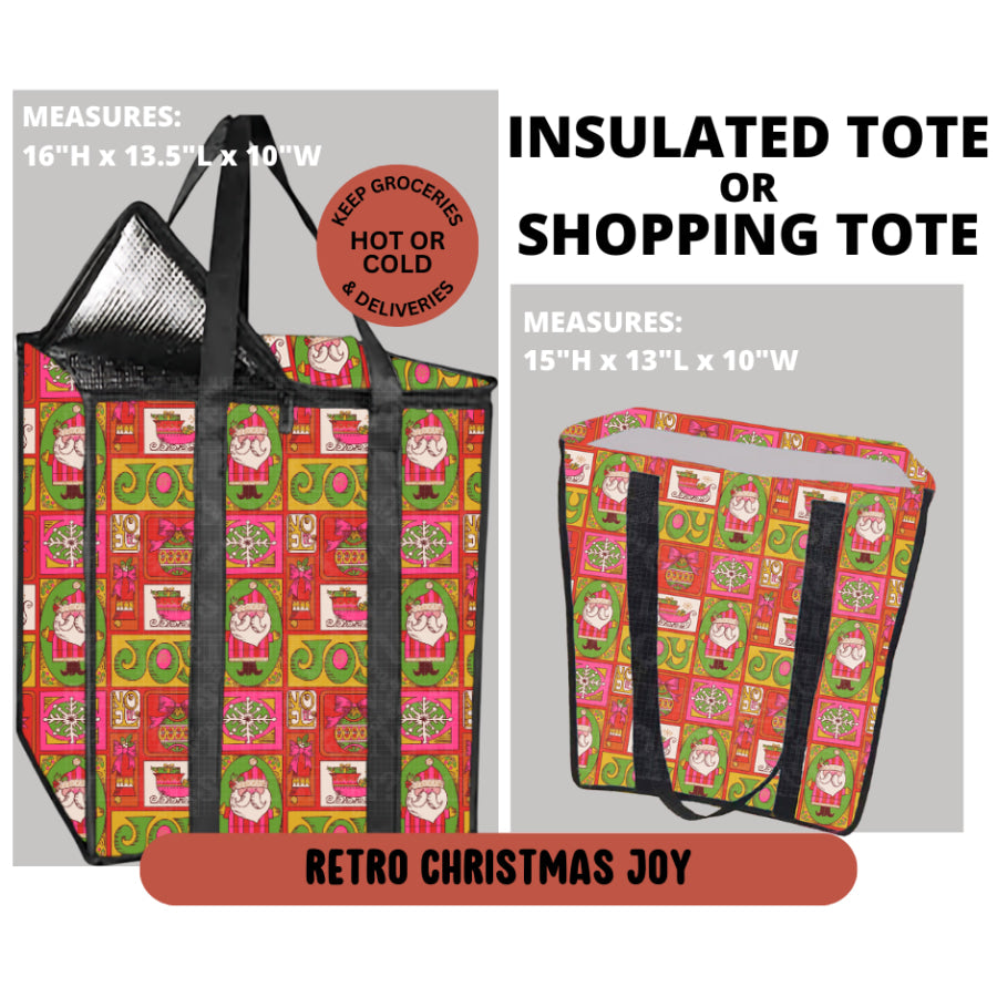 Preorder Custom Shopping Totes Closes 11 Sep ETA early Jan 2026 Insulated Tote
