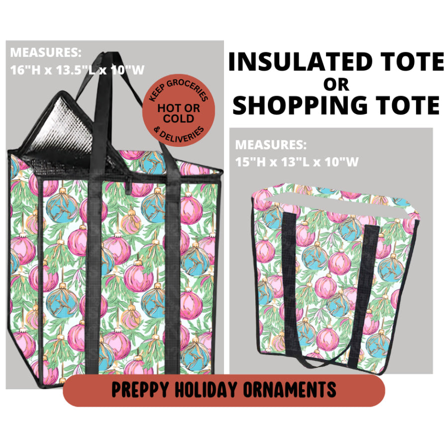 Preorder Custom Shopping Totes Closes 11 Sep ETA early Jan 2026 Insulated Tote