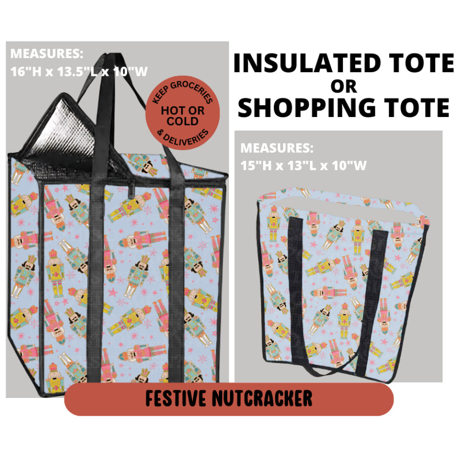 Preorder Custom Shopping Totes Closes 11 Sep ETA early Jan 2026 Insulated Tote