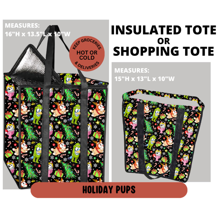 Preorder Custom Shopping Totes Closes 11 Sep ETA early Jan 2026 Insulated Tote