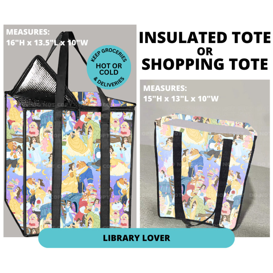 Preorder Custom Shopping Totes - Closes 30 Dec - ETA mid Apr 2025 Insulated Tote