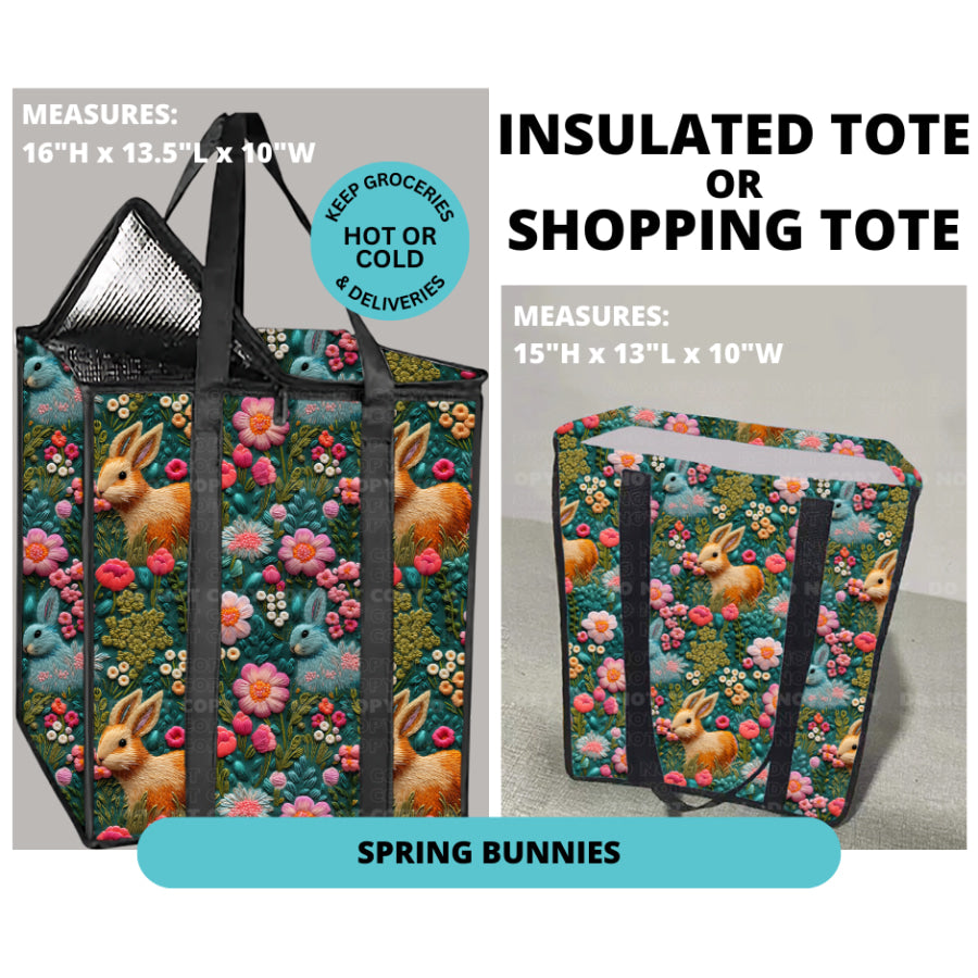 Preorder Custom Shopping Totes - Closes 30 Dec - ETA mid Apr 2025 Insulated Tote