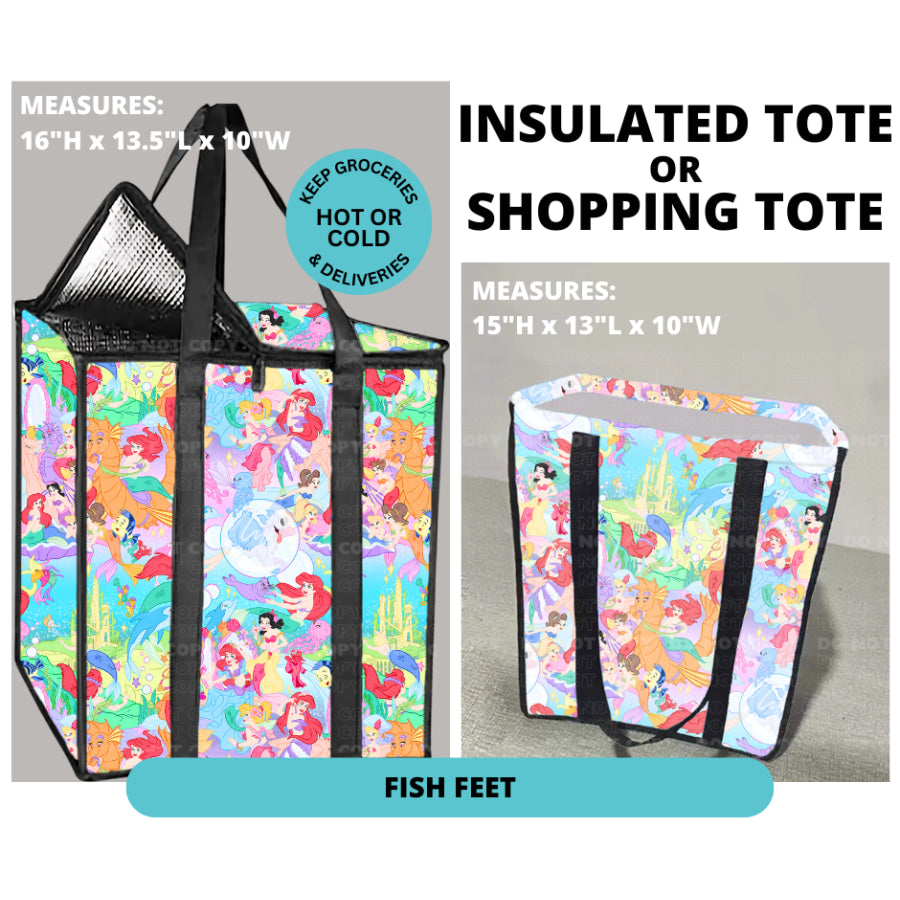 Preorder Custom Shopping Totes - Closes 30 Dec - ETA mid Apr 2025 Insulated Tote